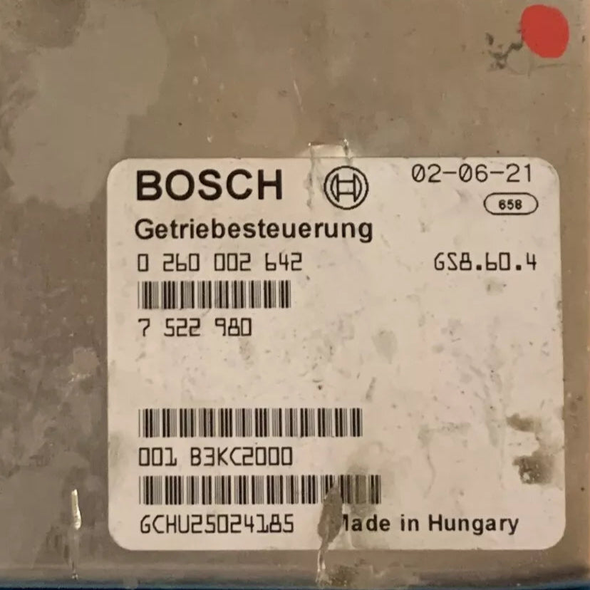 CALCULATEUR DE BOITE BVA GS8.60.4 0260002642 7522980 BMW