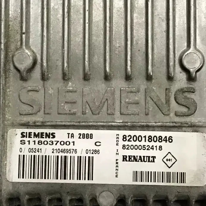 CALCULATEUR DE BOITE BVA TA2000 S118037001C 8200180846 8200052418 RENAULT Ma boutique