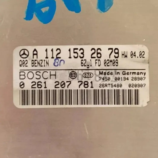 CALCULATEUR MOTEUR ME2.8 0261207781 A1121532679 MERCEDES Ma boutique
