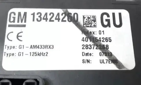 BODY GM 13424260 GU OPEL Ma boutique