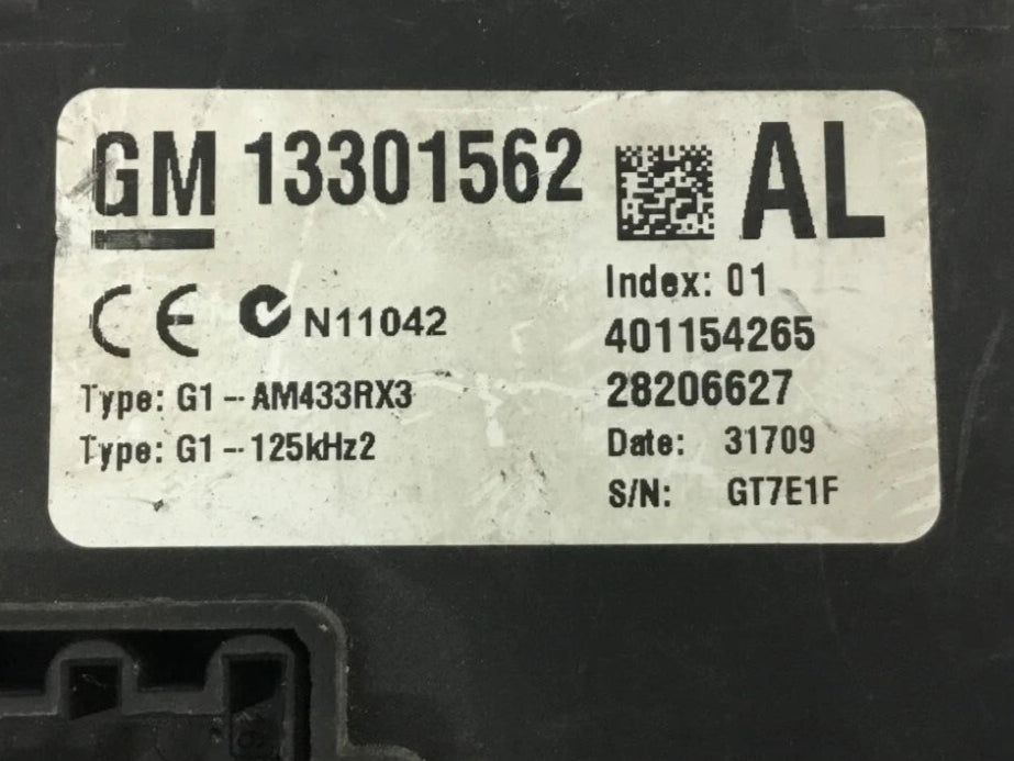 BODY GM 13301562 AL OPEL