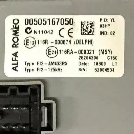 BODY C150 00505167050 28204306 ALFA ROMEO Ma boutique