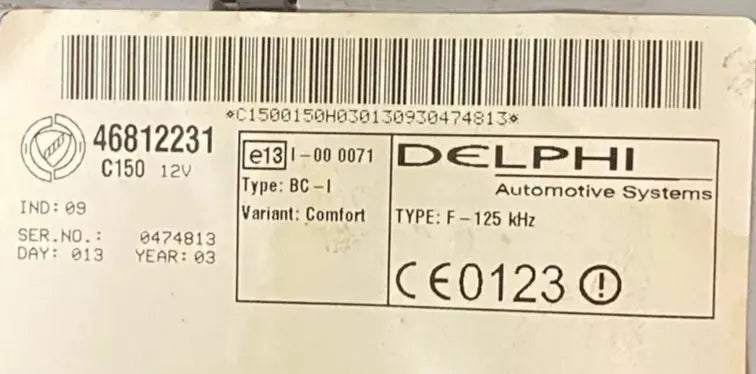 BODY 46812231 FIAT Ma boutique