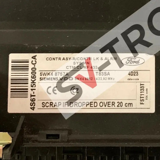 MODULE CONFORT 5WK48757A 4S6T-15K600-CA FORD Ma boutique