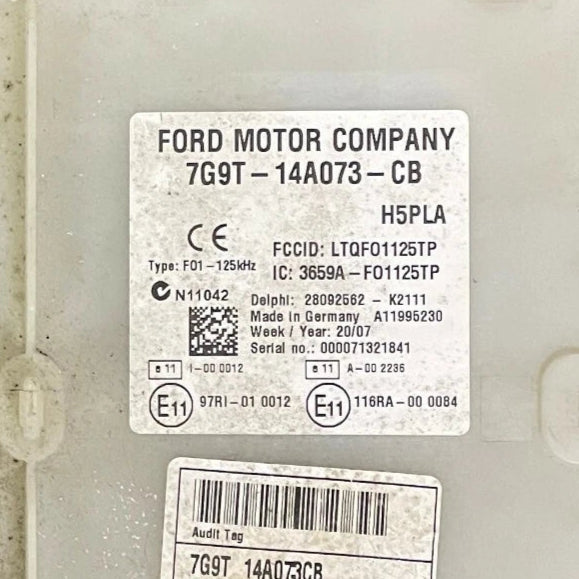 BOITIER FUSIBLE 7G9T-14A073-CB FORD