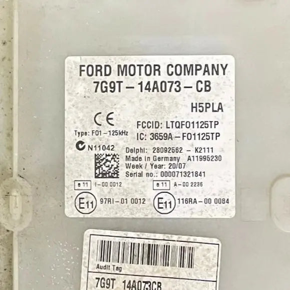 BOITIER FUSIBLE 7G9T-14A073-DC FORD Ma boutique