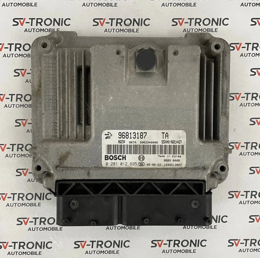 CALCULATEUR MOTEUR EDC16C39 0281012695 96813187 TA CHEVROLET Ma boutique