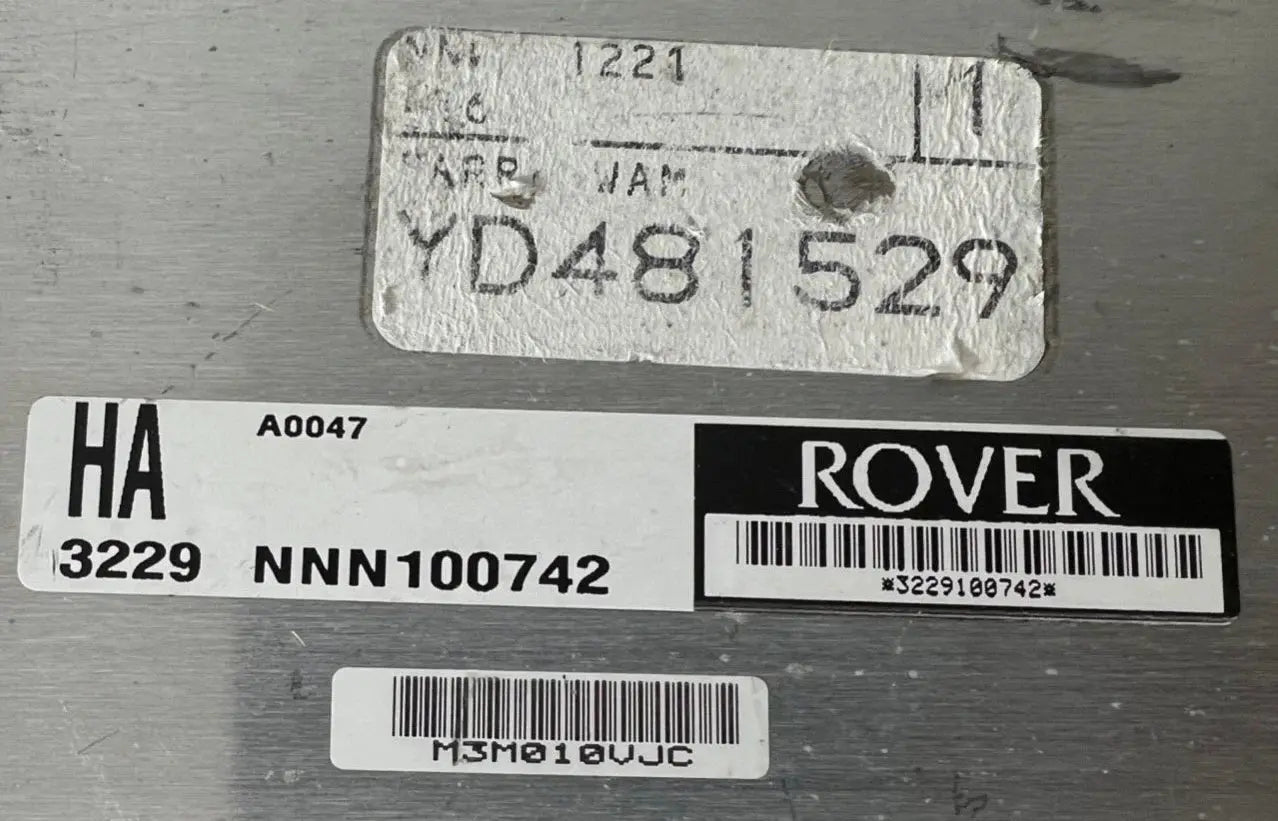 CALCULATEUR MOTEUR 3229 NNN100742 ROVER Ma boutique