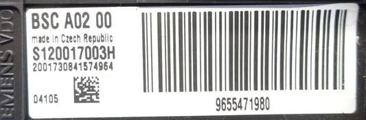 BSC A02 S120017003H 9655471980 PSA Ma boutique