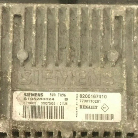 CALCULATEUR DE BOITE BVA TA96 S105280024B 8200167410 7700110261