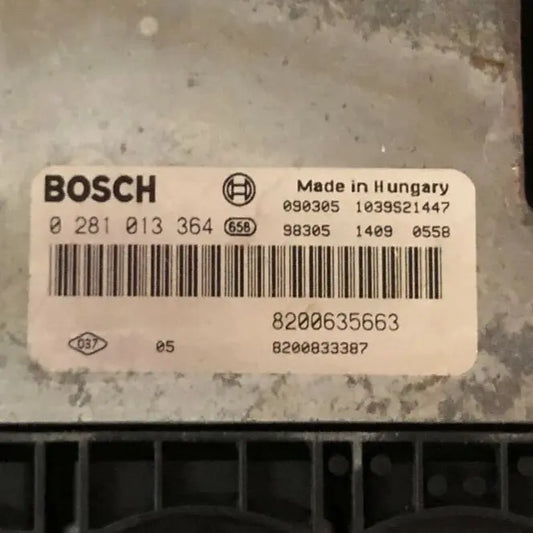 CALCULATEUR MOTEUR EDC16C36 0281013364 8200635663 8200833387 RENAULT MASTER Ma boutique