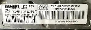 CALCULATEUR MOTEUR SID803 5WS40029I-T 9655474580 9655041480 PEUGEOT Ma boutique