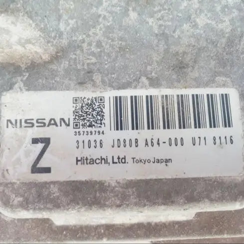CALCULATEUR DE BOITE 31036 JD80B A54-000 U71 8116 NISSAN Ma boutique