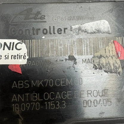 CALCULATEUR ABS UNIQUEMENT MK70 CEM00 11.0970-11753.3