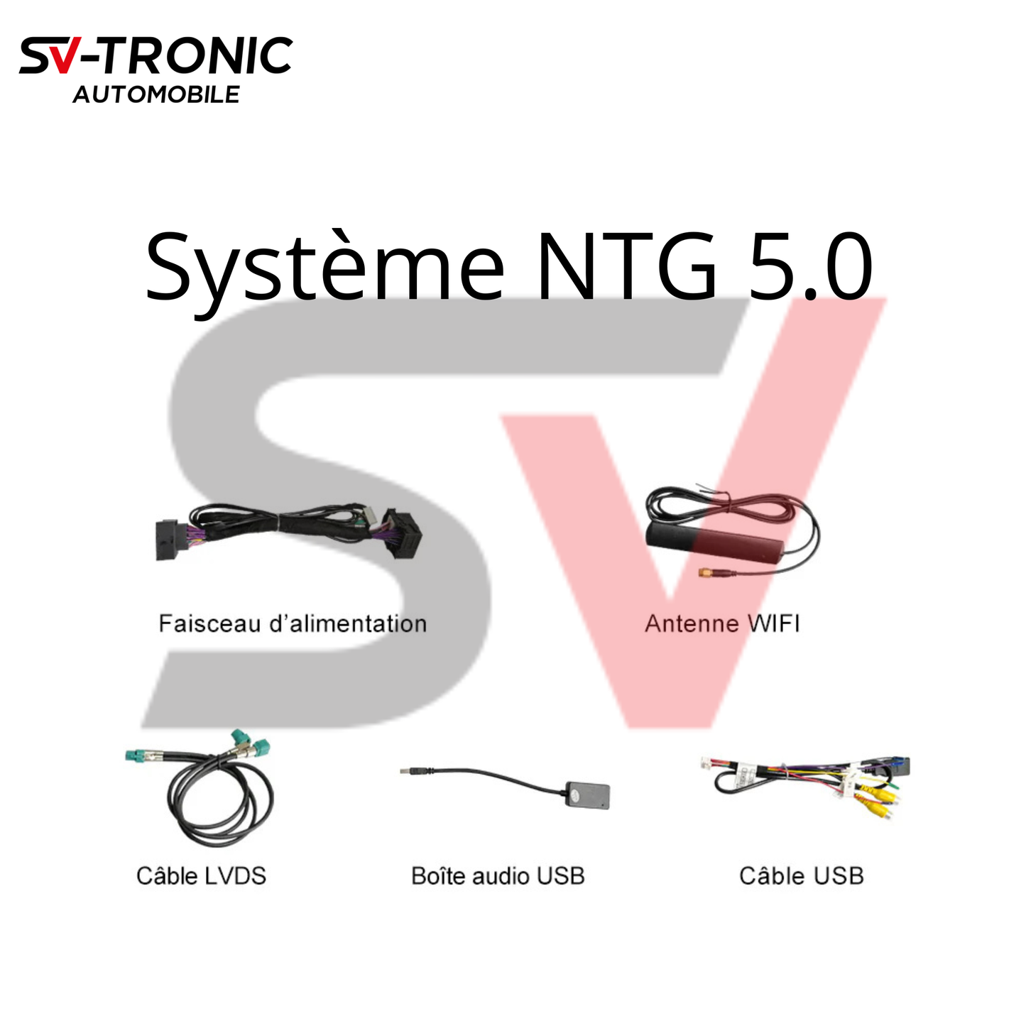 BOITIER CARPLAY MERCEDES NTG 4.5/4.7/4.8/5.0/5.1 SV-TRONIC AUTOMOBILE