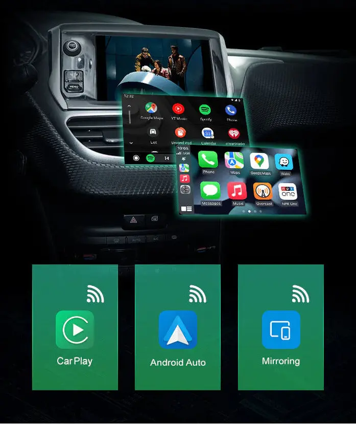 BOITIER CARPLAY PEUGEOT NAC/SMEG SV-TRONIC AUTOMOBILE