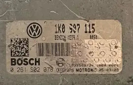 CALCULATEUR MOTEUR MED9.1 0261S02078 1K0907115 VAG Ma boutique