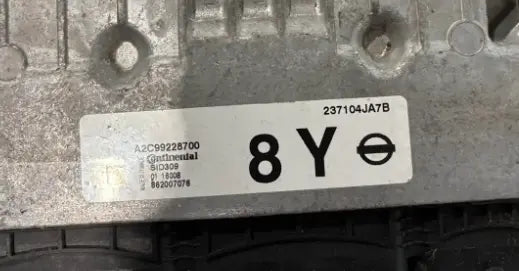 CALCULATEUR MOTEUR SID309 A2C99228700 237104JA7B NISSAN Ma boutique