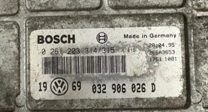 CALCULATEUR MOTEUR 0261203314/315 032906026D VOLKSWAGEN Ma boutique