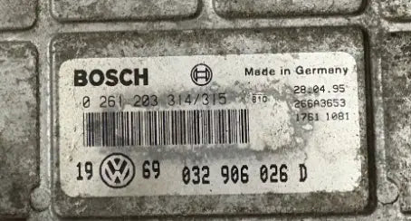 CALCULATEUR MOTEUR 0261203314/315 032906026D VOLKSWAGEN Ma boutique