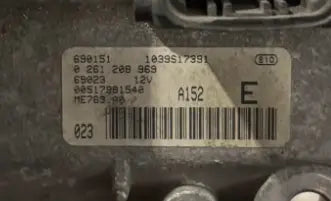 CALCULATEUR MOTEUR ME7.63.A 0261208969 00517981540 Ma boutique