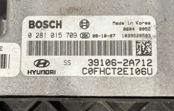 CALCULATEUR MOTEUR EDC16C39 0281015709 39106-2A712 HYUNDAI Ma boutique