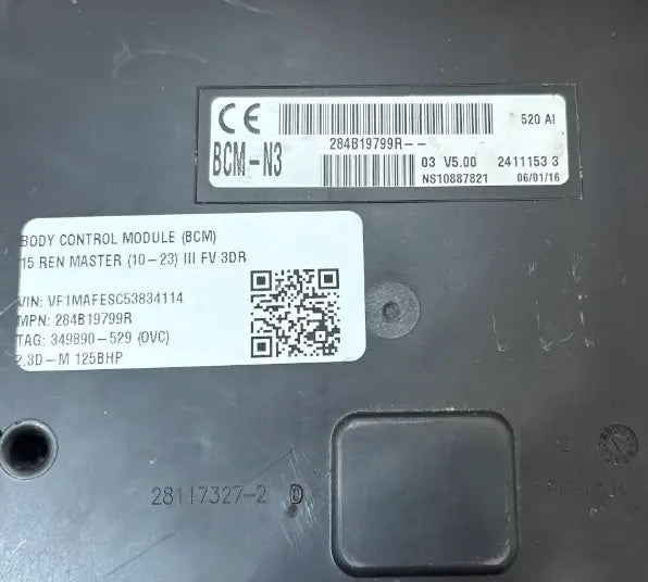 BCM N4 284B14665R V2.02 RENAULT Ma boutique