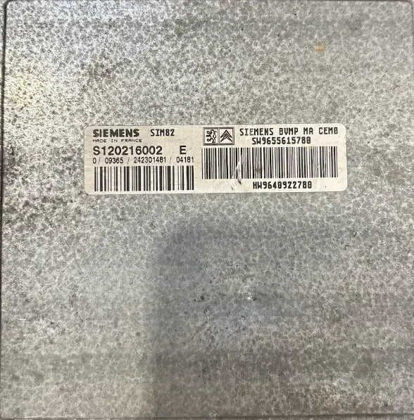 CALCULATEUR DE BOITE SIM82 S120216002E 9655615780 969640922780 RENAULT Ma boutique