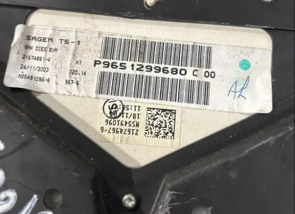 COMPTEUR P9651299680 PEUGEOT 307 Ma boutique