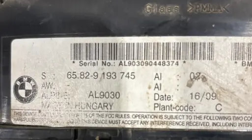 COMPTEUR 6582-9193745 BMW Ma boutique