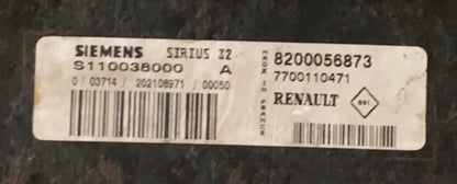 CALCULATEUR MOTEUR SIRIUS 32 S110038000A 8200056873 7700110471 Ma boutique