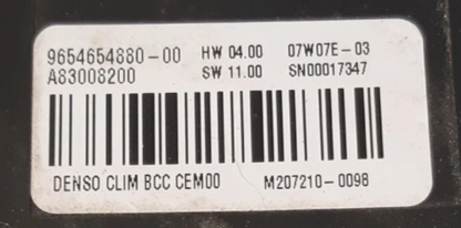 MODULE ELECTRONIQUE CITROEN C4 PICASSO 9654654880 // DISPO SUR COMMANDE