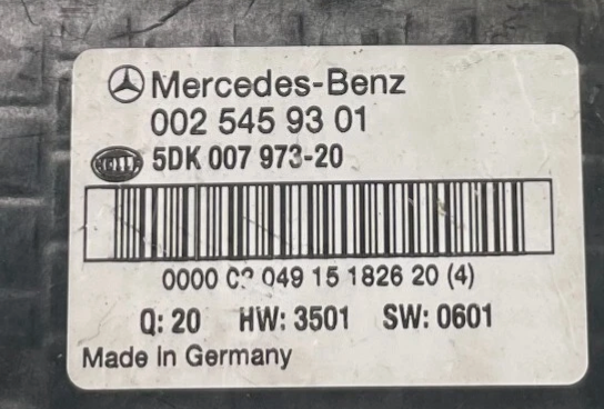 BOITIER SAM 0025459301 5DK007973-20 MERCEDES // DISPO SUR COMMANDE