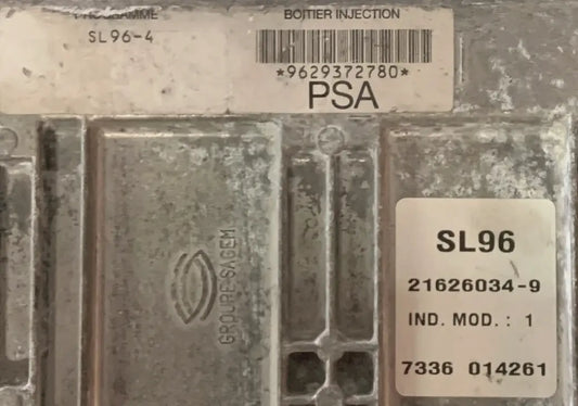 CALCULATEUR MOTEUR SL96-4 9629372780 21626034-9 PSA 1.8i Ma boutique