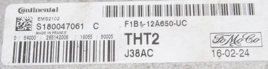 CALCULATEUR MOTEUR EMS2102 S180047061C THT2 F1B1-12A650-UC FORD // SUR COMMANDE Ma boutique