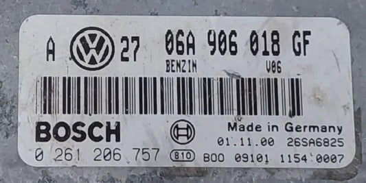 CALCULATEUR MOTEUR M5.9.2 06A906018GF 0261206757 GOLF 4 VOLKSWAGEN // DISPONIBLE SUR COMMANDE Ma boutique
