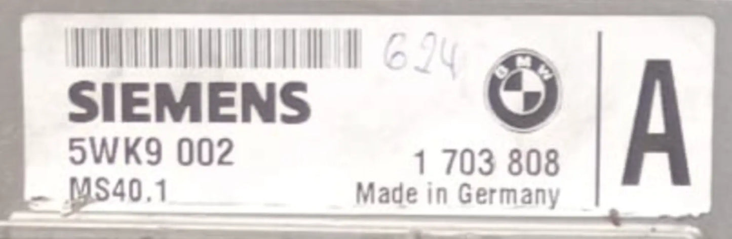 CALCULATEUR MOTEUR MS40.1 5WK9002 1703808 BMW // DISPONIBLE SUR COMMANDE Ma boutique