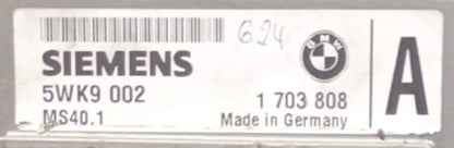 CALCULATEUR MOTEUR MS40.1 5WK9002 1703808 BMW // DISPONIBLE SUR COMMANDE Ma boutique
