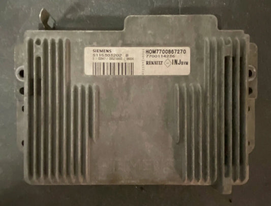 CALCULATEUR MOTEUR FENIX 5 S115303202B HOM 7700867270 7700114236 RENAULT