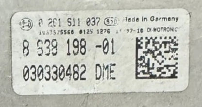 CALCULATEUR MOTEUR BMW 8638198 0261S11037 MEVD17.2.5 BMW / DISPONIBLE SUR COMMANDE