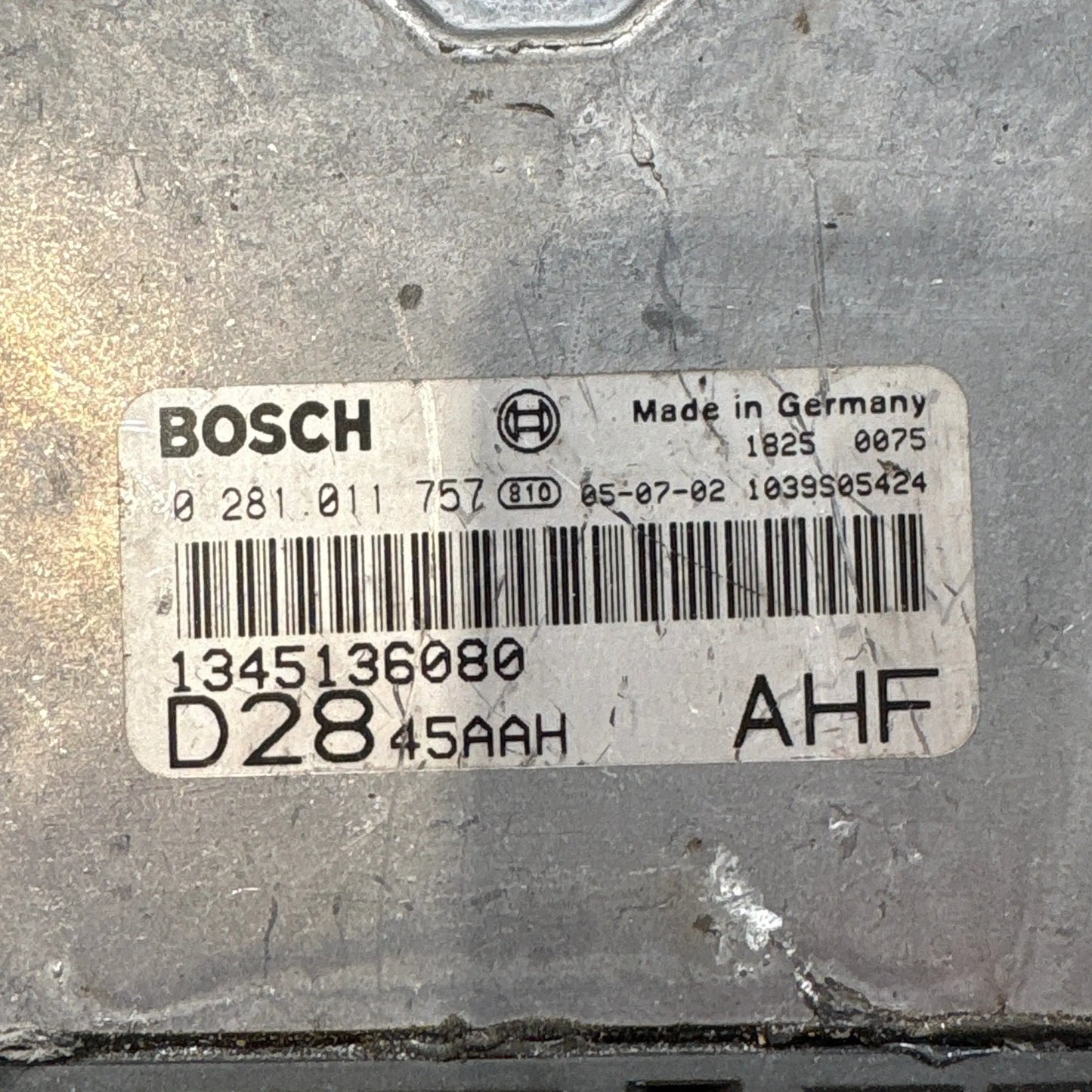 CALCULATEUR MOTEUR EDC15C7 0281011757 1345136080 FIAT