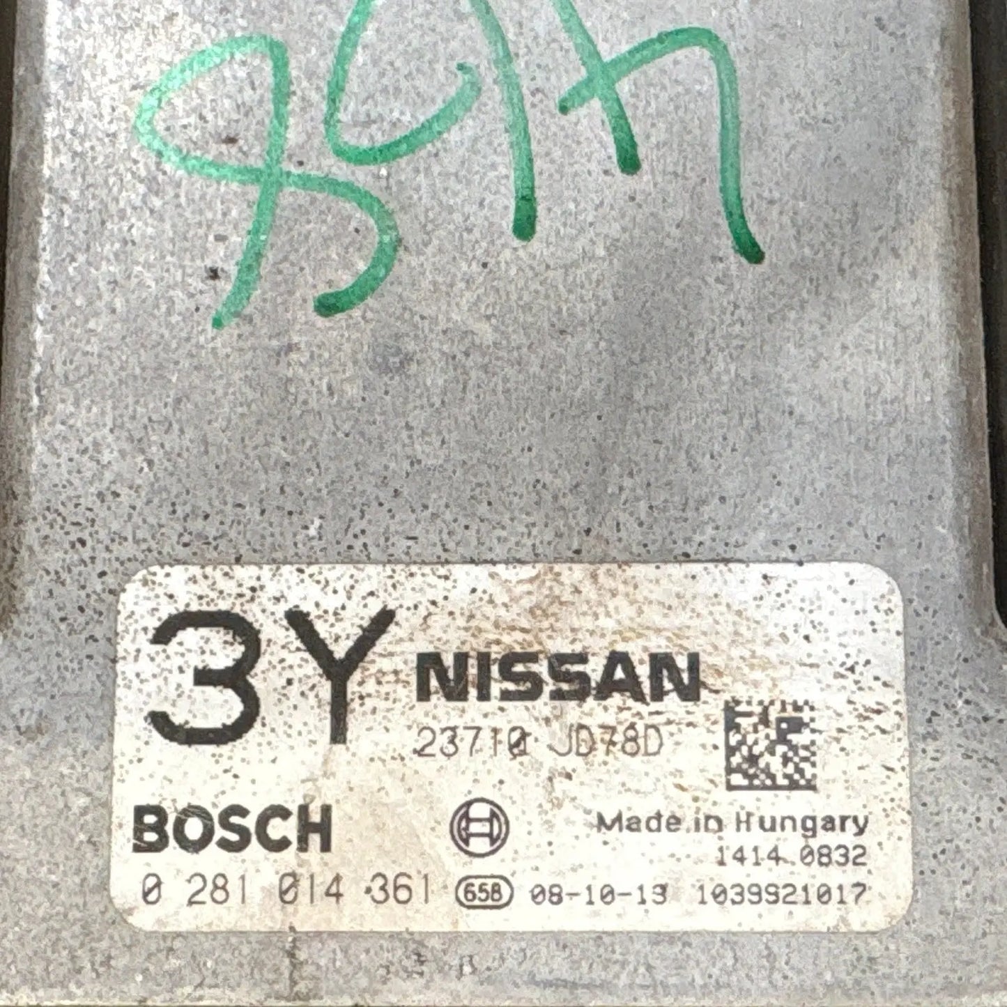 CALCULATEUR MOTEUR EDC16CP33 0281014361 23710-JD78 NISSAN