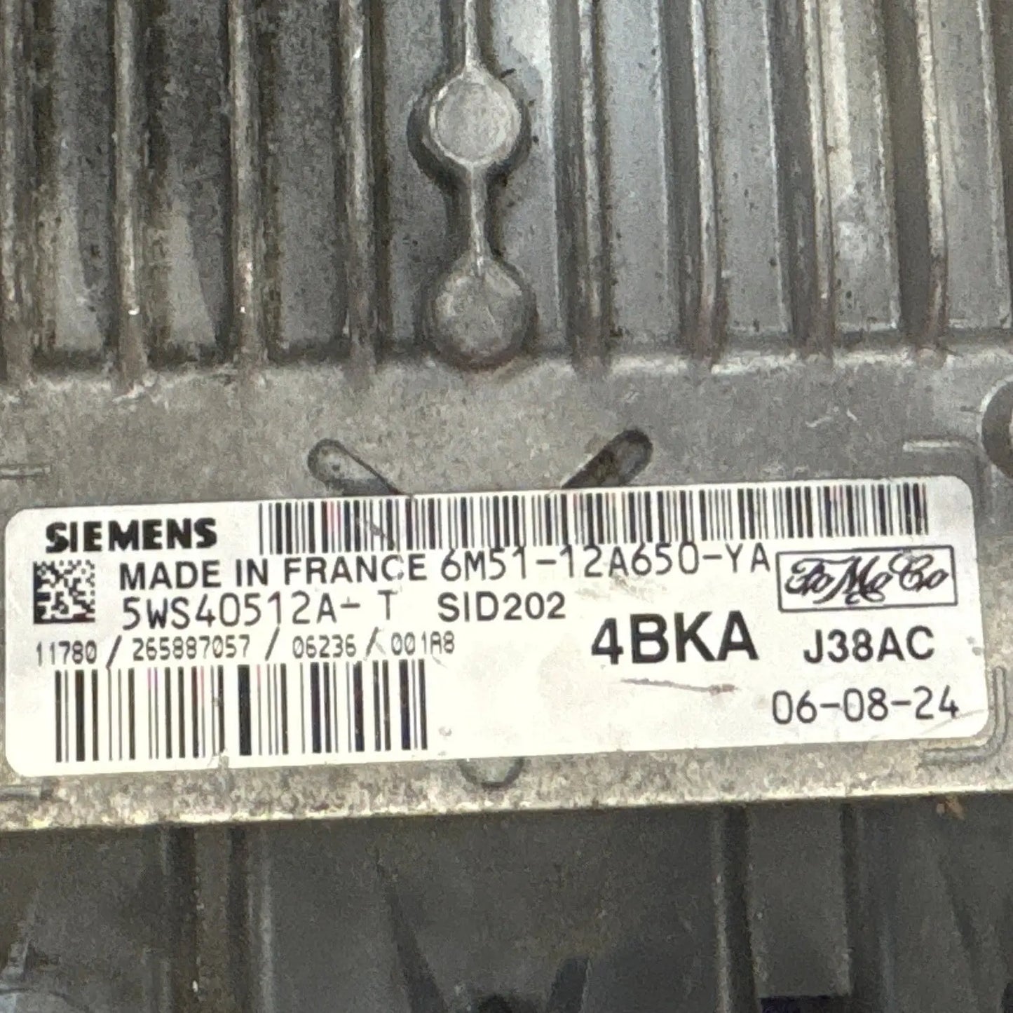 CALCULATEUR MOTEUR SID202 6M51-12A650-YA 5WS40512A-T 4BKA FORD