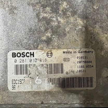 CALCULATEUR MOTEUR EDC15C2 0281010816 9644853080 PSA Ma boutique