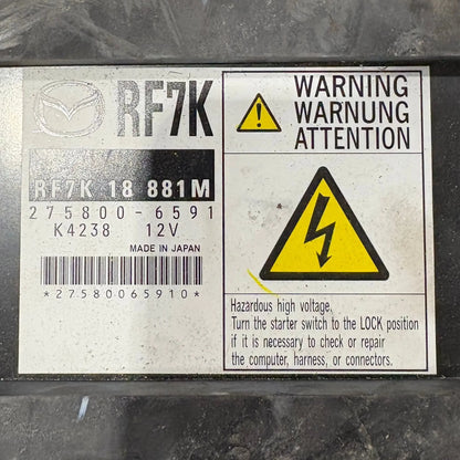 CALCULATEUR MOTEUR RF7K 18 881M 275800-6591 MAZDA Ma boutique