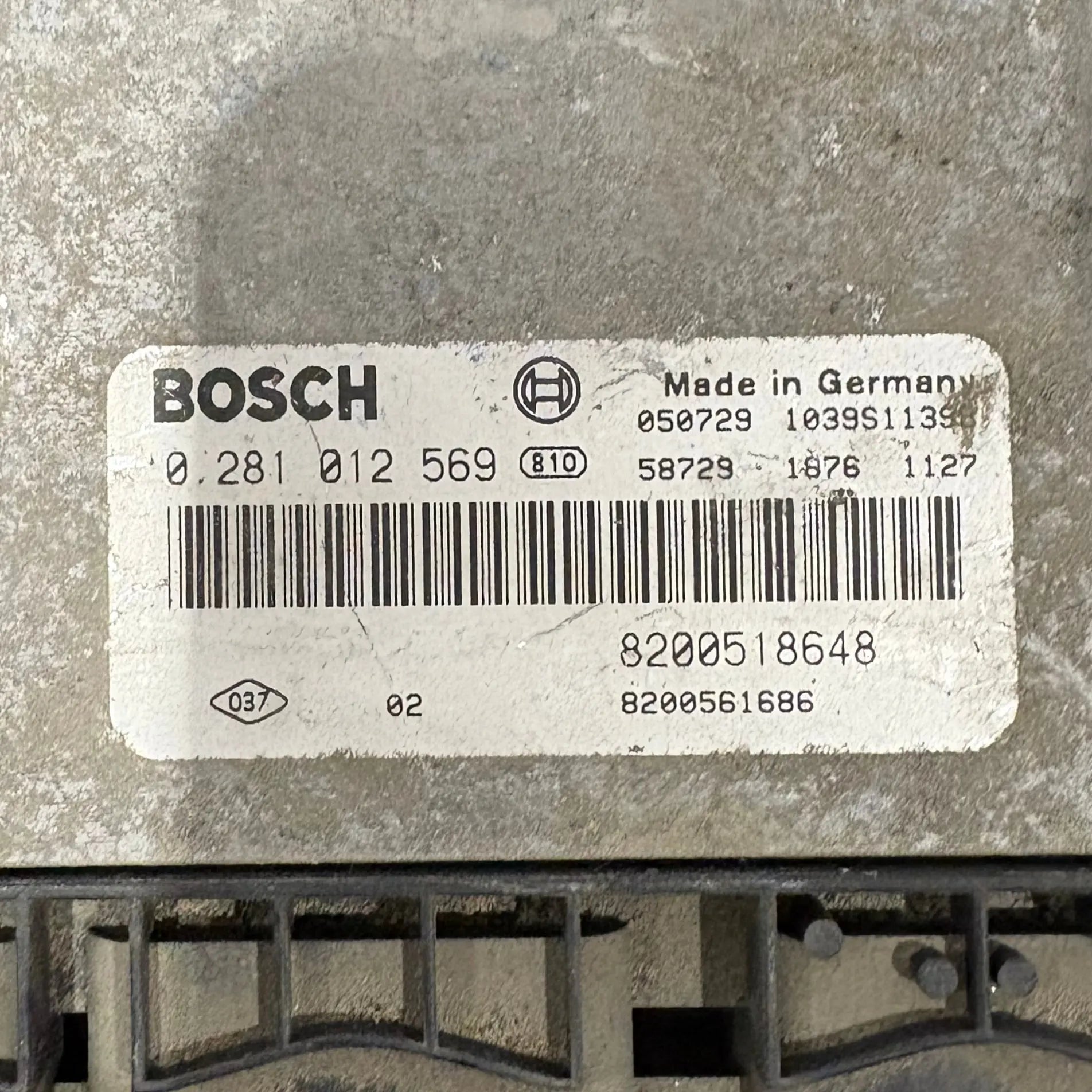 CALCULATEUR MOTEUR EDC16C3 0281012569 8200518648 8200561686 RENAULT Ma boutique