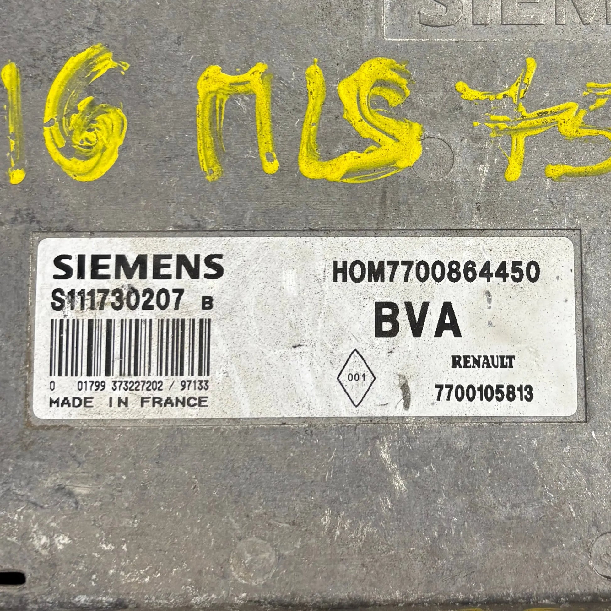 CALCULATEUR MOTEUR FENIX 3 S111730207B 7700105813 7700864450 RENAULT Ma boutique