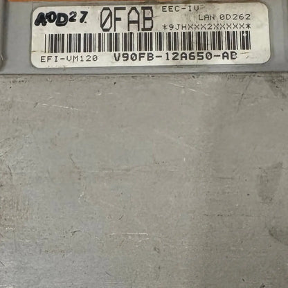 CALCULATEUR MOTEUR EEC5 V90FB-12A650-AB 0FAB FORD Ma boutique