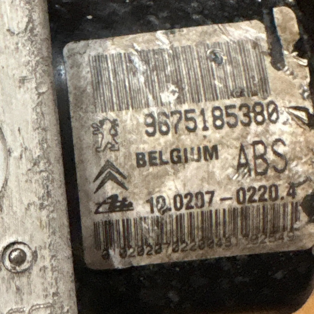 BLOC ABS 9675185380 PSA