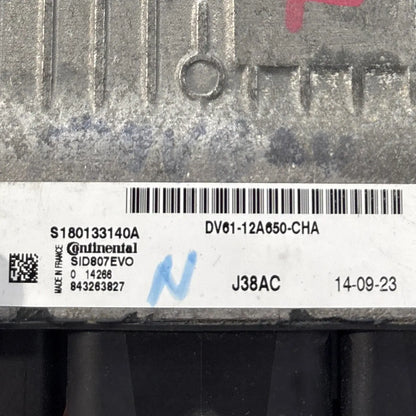CALCULATEUR MOTEUR SID807EVO S180133140A DV61-12A650-CHA J38AC 843263827 FORD